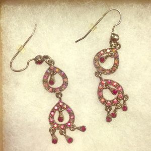 Antique Red Chandelier Earrings 💁🏻